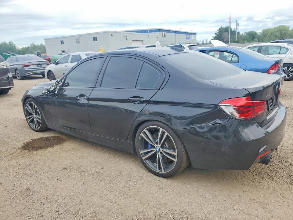 2017 BMW 3er VIN WBA8B7C33HK858507 COPART salvage auction — FRONT END, On - Permit No Brand - Unfit, sold $14,200 on 2026-07-30 (photo 2)