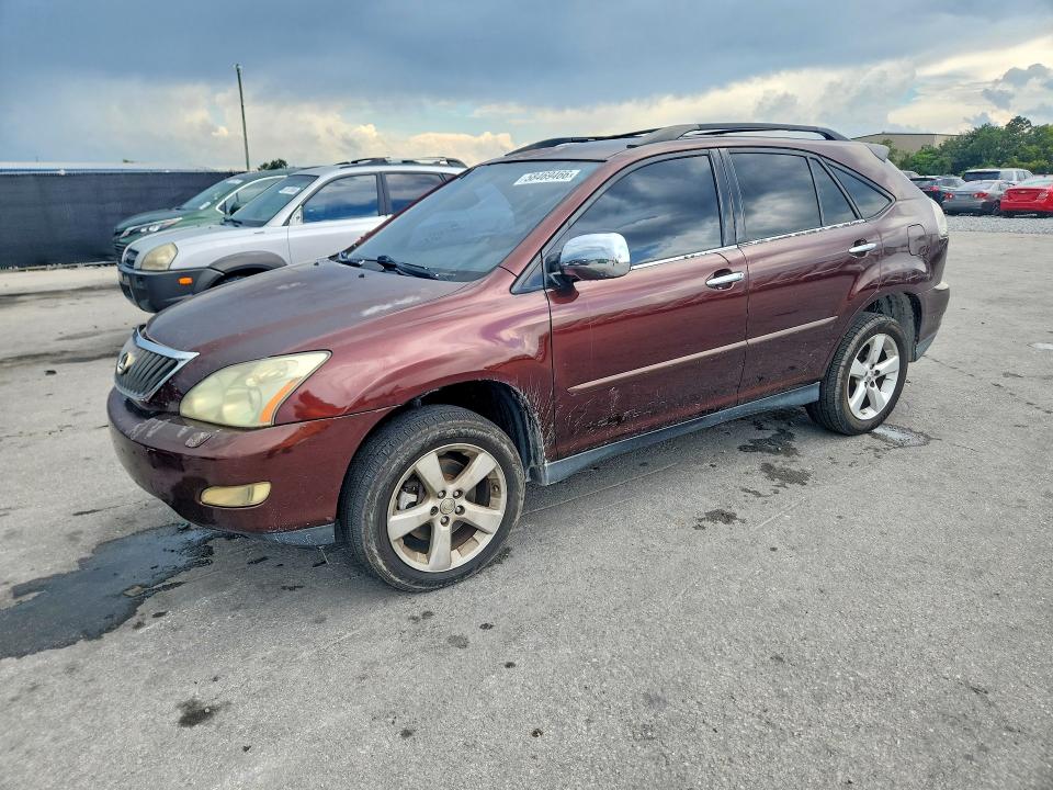 2008 Lexus Rx 350 VIN JTJHK31U082851051 COPART salvage auction — MECHANICAL, Fl - Cert Of Title-Rebuilt, sold $925 on 2026-07-07 (photo 1)