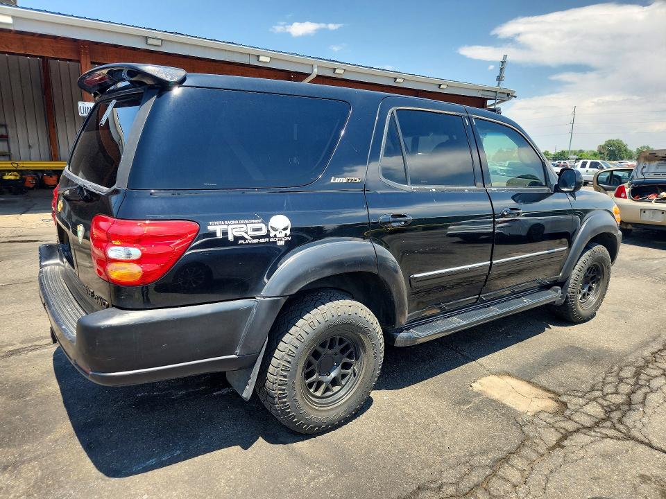 2001 Toyota Sequoia VIN 5TDBT48A01S023846 COPART salvage auction — REAR END, CO - PUBLIC - SALVAGE TITLE (P), sold $1,000 on 2026-07-14 (photo 3)
