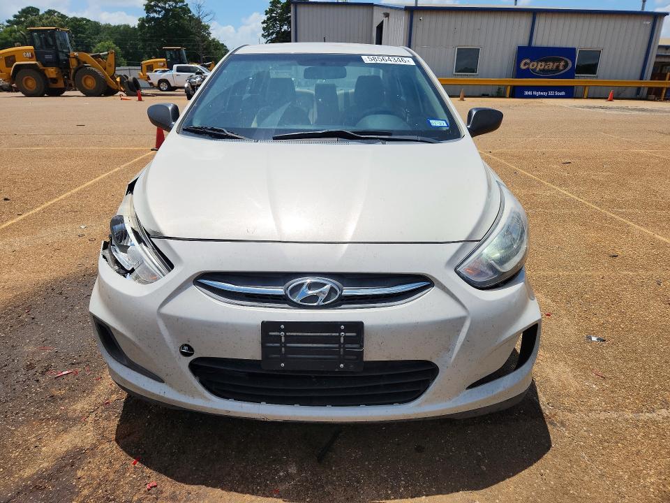 2016 Hyundai Accent VIN KMHCT4AE6GU123807 COPART salvage auction — FRAME DAMAGE, TX - CERTIFICATE OF TITLE, sold $850 on 2026-07-06 (photo 5)