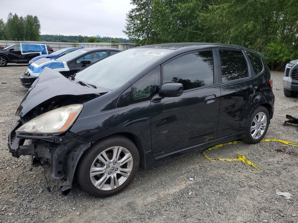 2010 Honda Fit VIN JHMGE8H42AC038611 COPART salvage auction — FRONT END, Wa - Bill Of Sale, sold $475 on 2026-07-27 (photo 1)