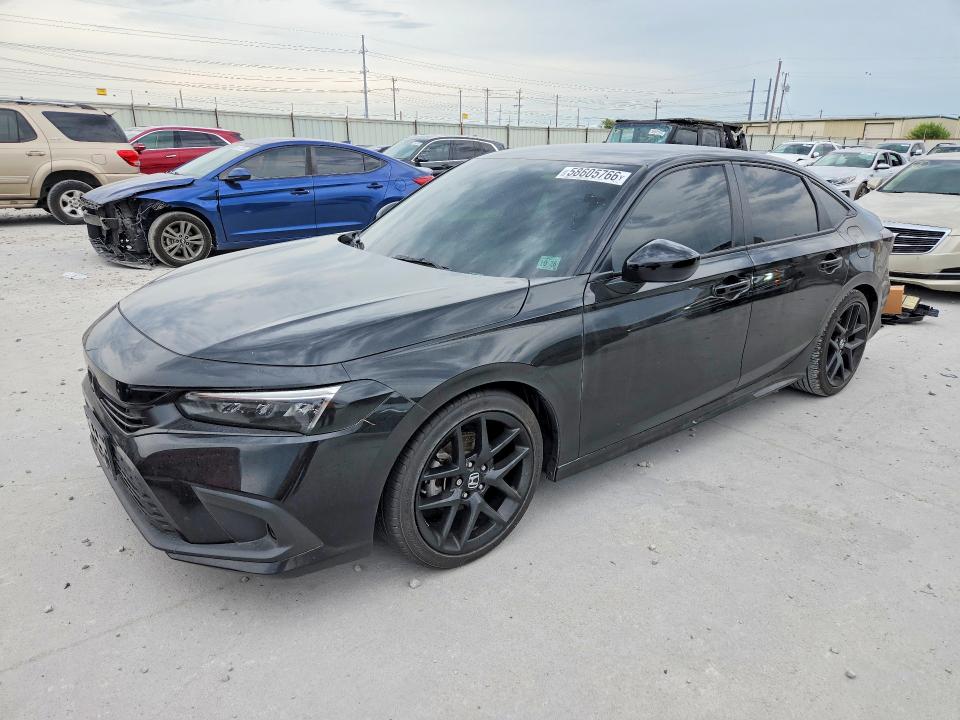 2024 Honda Civic VIN 2HGFE2F52RH512430 COPART salvage auction — WATER/FLOOD, Tx - Salvage Vehicle Title, sold $9,200 on 2026-08-21 (photo 1)