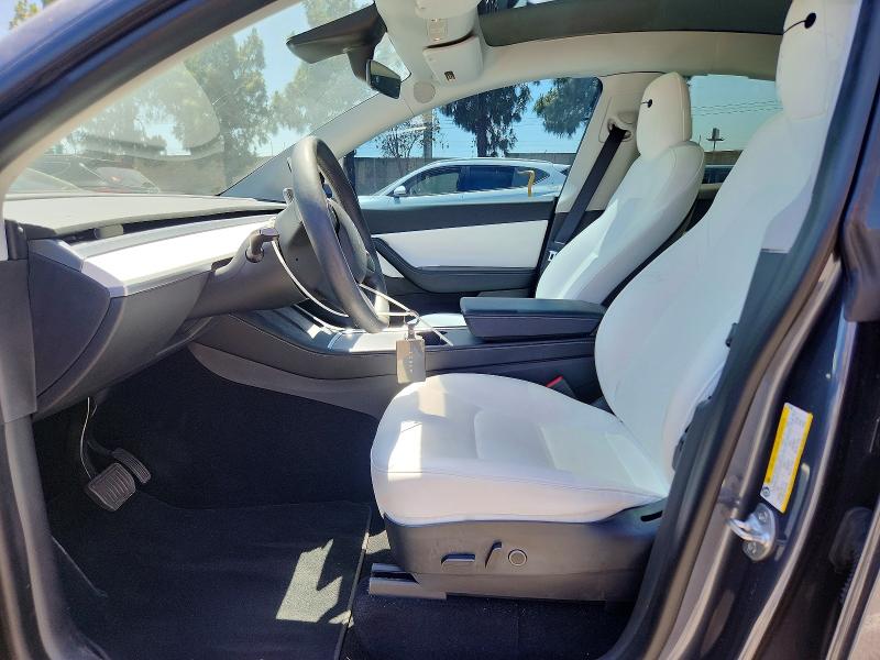 2021 Tesla Model y VIN 5YJYGDEEXMF157438 COPART salvage auction — REAR END, CA - SALVAGE CERTIFICATE, sold $500 on 2026-07-28 (photo 7)