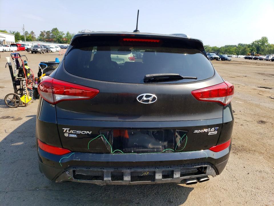 2017 Hyundai Tucson VIN KM8J3CA20HU302045 COPART salvage auction — REAR END, Ct - Cert Of Title-Salvage, sold $2,700 on 2026-07-07 (photo 6)