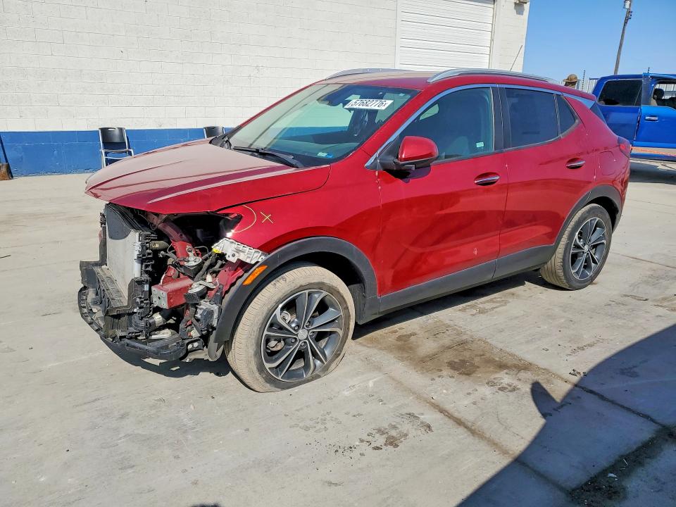 2021 Buick Encore VIN KL4MMESL4MB144004 COPART salvage auction — FRONT END, Ut - Salvage Certificate, sold $4,000 on 2026-07-20 (photo 1)