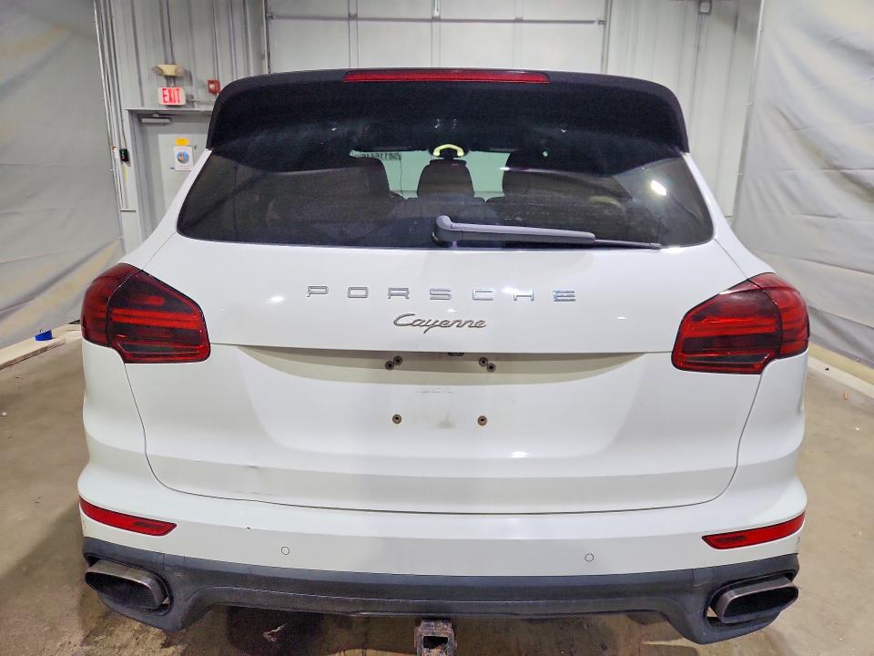 2016 Porsche Cayenne VIN WP1AA2A21GKA10711 COPART salvage auction — FRONT END, PA - CERTIFICATE OF SALVAGE, sold $8,100 on 2026-07-28 (photo 6)