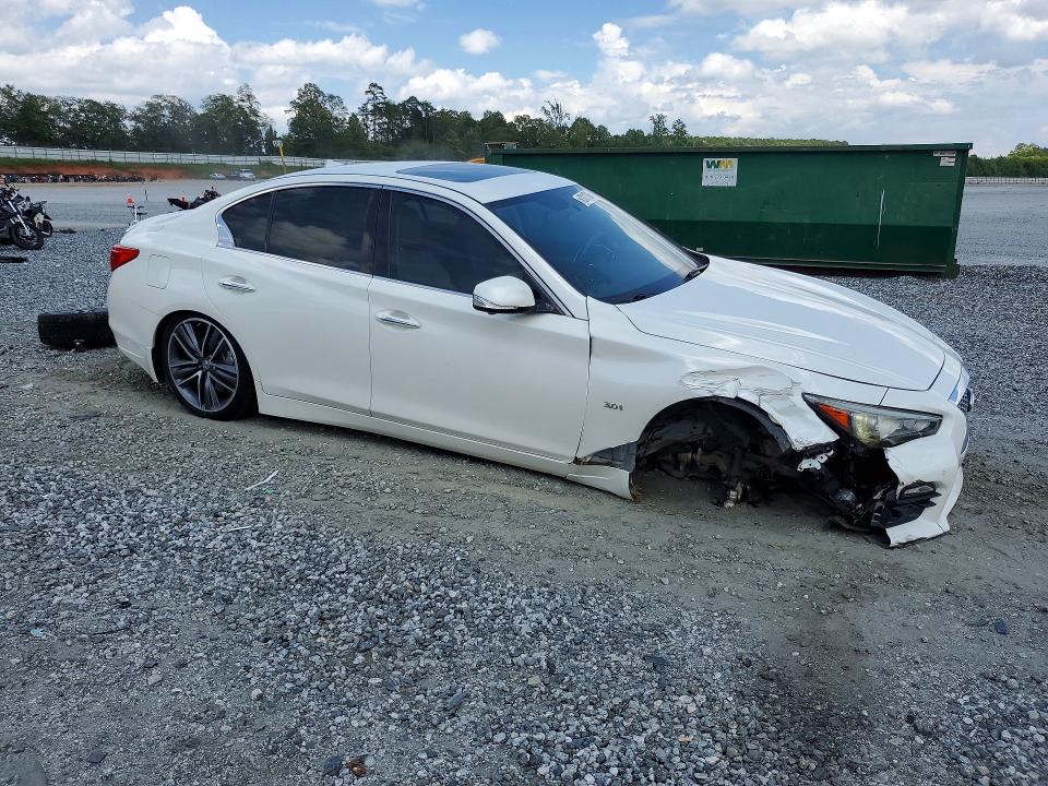 2016 Infiniti VIN JN1EV7APXGM306530 COPART salvage auction — FRONT END, Sc - Cert Of Title-Salvage, sold $2,650 on 2026-07-27 (photo 4)