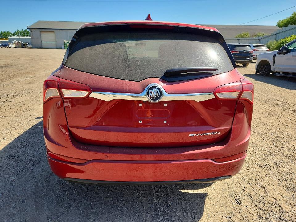 2019 Buick Envision VIN LRBFXBSA9KD058125 COPART salvage auction — FRONT END, Mi - Certificate Of Title, sold $250 on 2026-07-22 (photo 6)