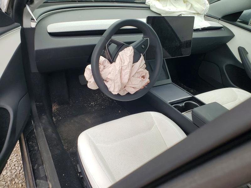 2024 Tesla Model 3 VIN 5YJ3E1EAXRF866387 COPART salvage auction — FRONT END, NJ - CERT OF TITLE-SALVAGE, sold $5,200 on 2026-07-28 (photo 8)