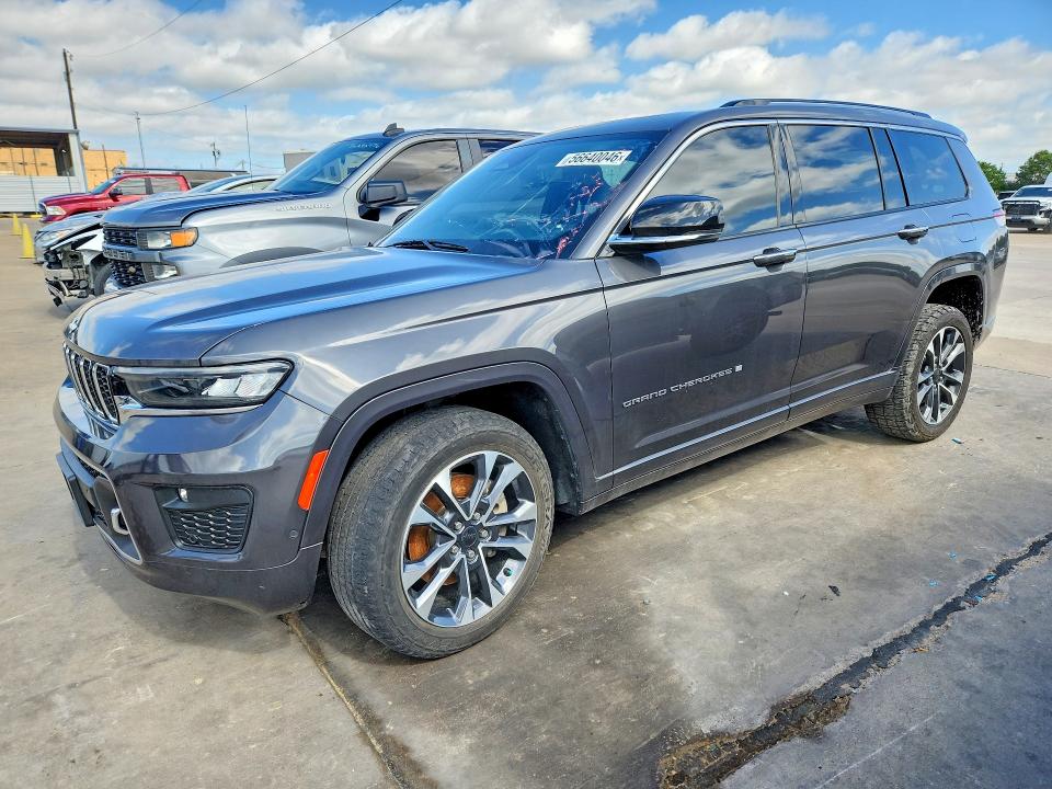 2022 Jeep Cherokee VIN 1C4RJJDG7N8521226 COPART salvage auction — SIDE, Tx - Certificate Of Title (P), sold $6,800 on 2026-07-09 (photo 1)