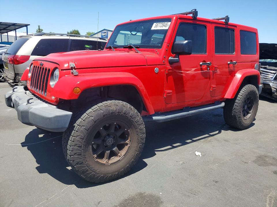 2015 Jeep Wrangler unlimited VIN 1C4BJWEG2FL600458 — COPART salvage auction photo