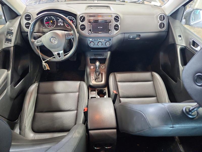 2014 Volkswagen Tiguan VIN WVGBV3AX4EW591814 COPART salvage auction — FRONT END, Il - Salvage Certificate, sold $1,350 on 2026-07-28 (photo 8)