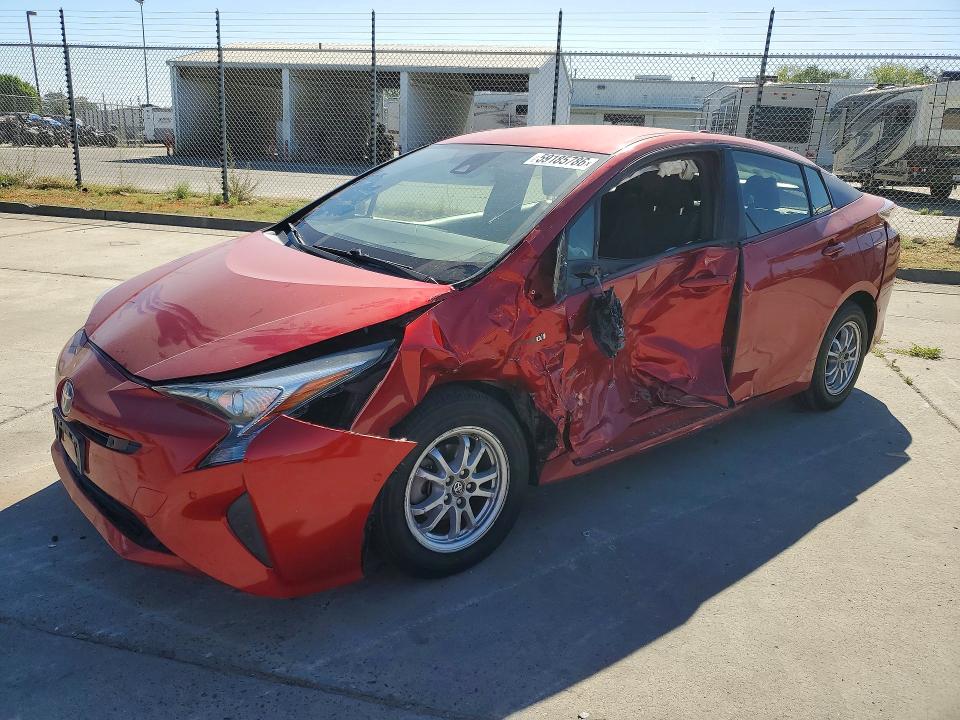 2018 Toyota Prius VIN JTDKBRFU8J3074588 COPART salvage auction — SIDE, Ca - Salvage Certificate, sold $3,450 on 2026-07-20 (photo 1)