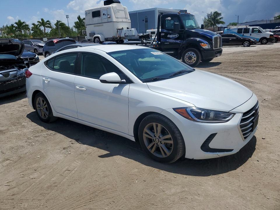 2017 Hyundai Elantra VIN 5NPD84LF8HH044019 COPART salvage auction — MINOR DENT/SCRATCHES, Fl - Certificate Of Title, sold $2,400 on 2026-07-02 (photo 4)
