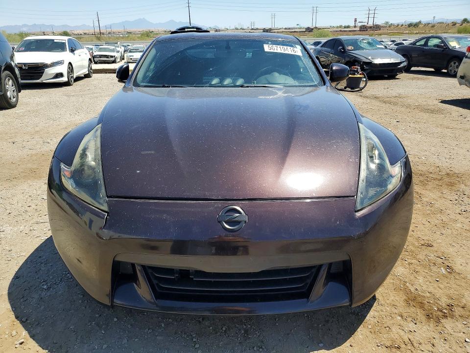2010 Nissan 370z VIN JN1AZ4EH3AM500456 COPART salvage auction — FRONT END, Az - Cert Of Title - Salvage, sold $3,200 on 2026-07-24 (photo 5)