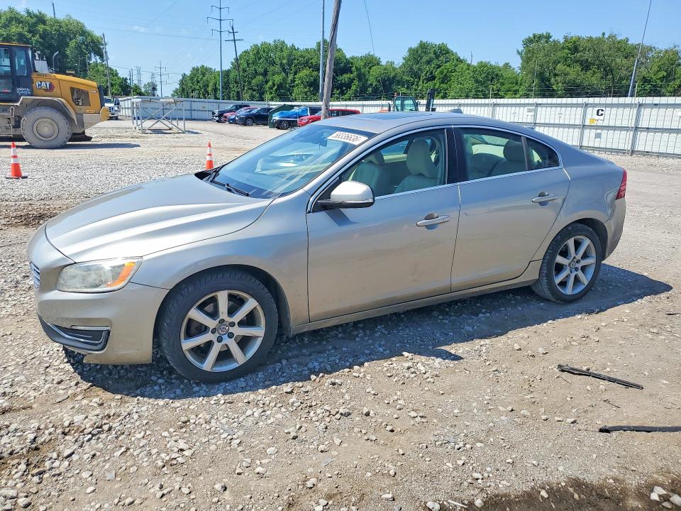 2016 Volvo S60 VIN YV126MFK8G2391446 COPART salvage auction — FRONT END, Oh - Cert Of Title-Salvage, sold $125 on 2026-07-21 (photo 1)