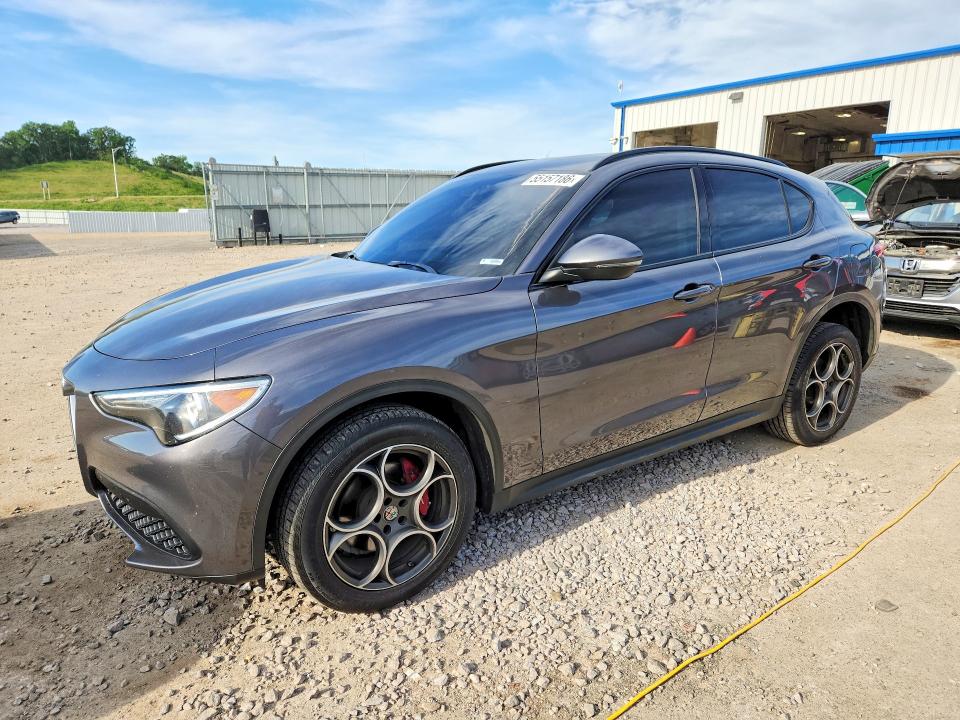 2018 Alfa romeo Stelvio VIN ZASFAKPN4J7B86162 COPART salvage auction — HAIL, Id - Salvage Certificate Of Title, sold $5,900 on 2026-08-18 (photo 1)