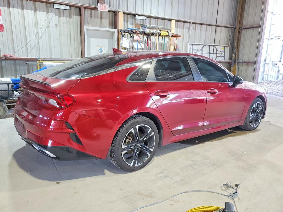 2021 Kia K5 VIN 5XXG64J28MG080799 COPART salvage auction — HAIL, Mo - Certificate Of Title, sold $5,400 on 2026-07-08 (photo 3)