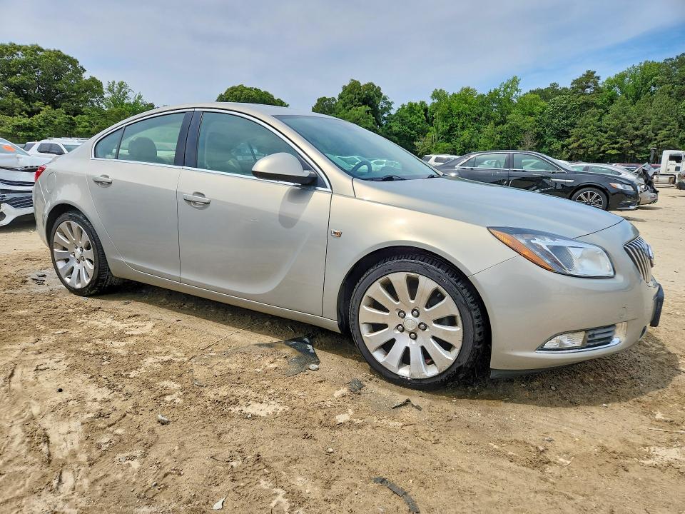 2011 Buick Regal VIN W04G15GV9B1108005 COPART salvage auction — FRONT END, De - Salvage Certificate, sold $225 on 2026-07-28 (photo 4)