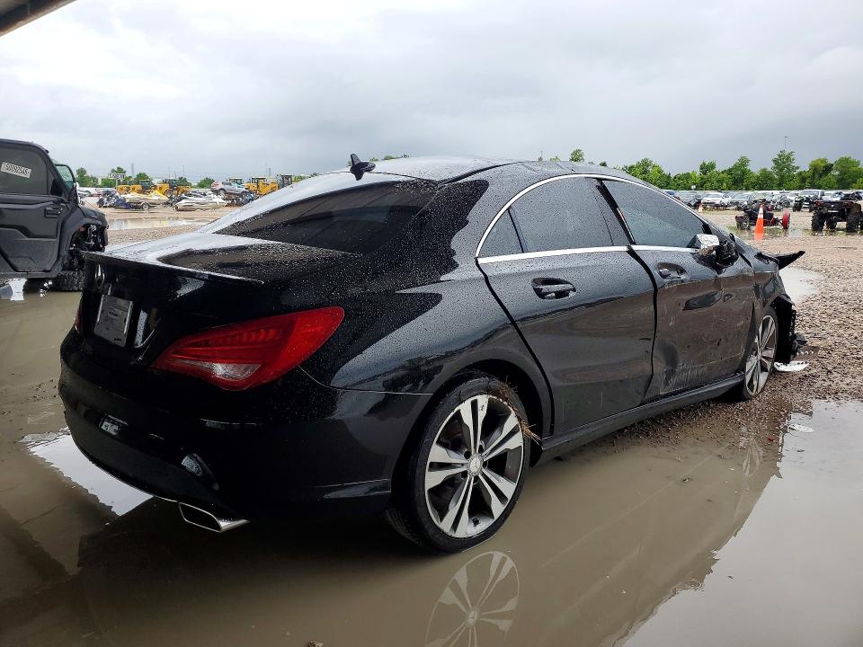 2015 Mercedes-benz Cla-klasse VIN WDDSJ4EB9FN189398 COPART salvage auction — ROLLOVER, AL - CERT OF TITLE-SALVAGE TITLE, sold $700 on 2026-08-14 (photo 3)