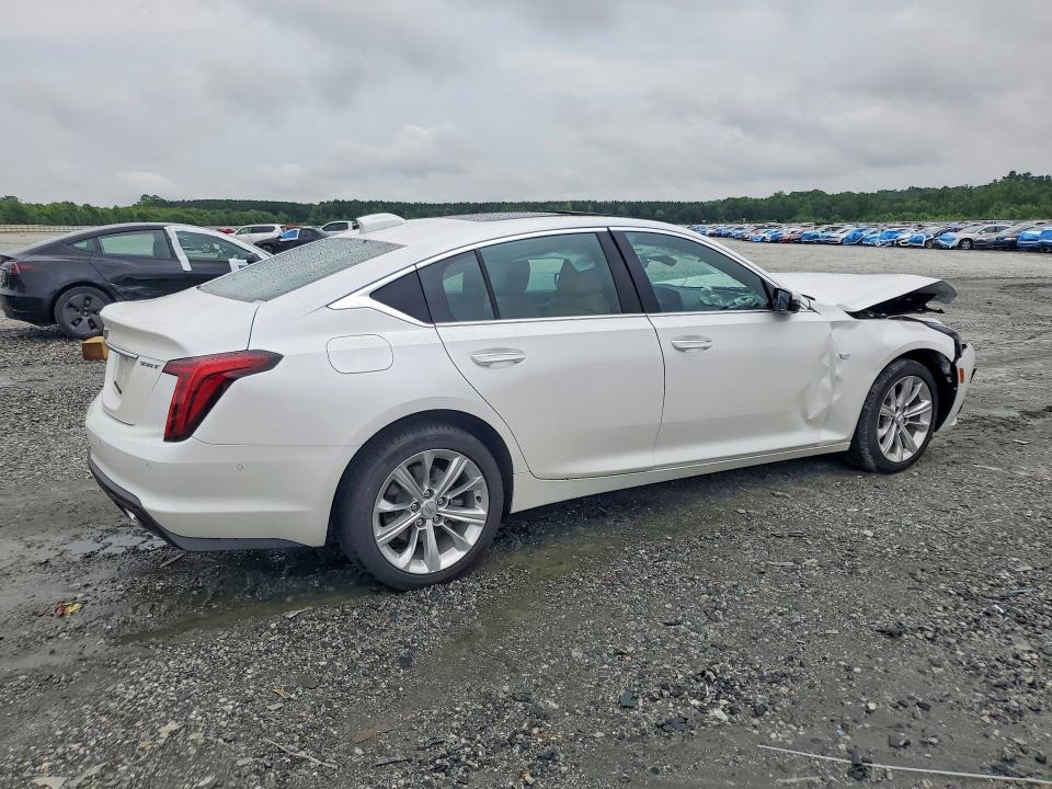 2025 Cadillac Ct5 VIN 1G6DS5RW6S0115174 COPART salvage auction — FRONT END, Sc - Cert Of Title-Salvage, sold $12,300 on 2026-07-29 (photo 3)