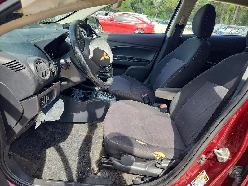 2018 Mitsubishi Mirage VIN ML32A4HJ8JH010551 COPART salvage auction — FRONT END, Salvage Title, sold $375 on 2026-07-28 (photo 7)
