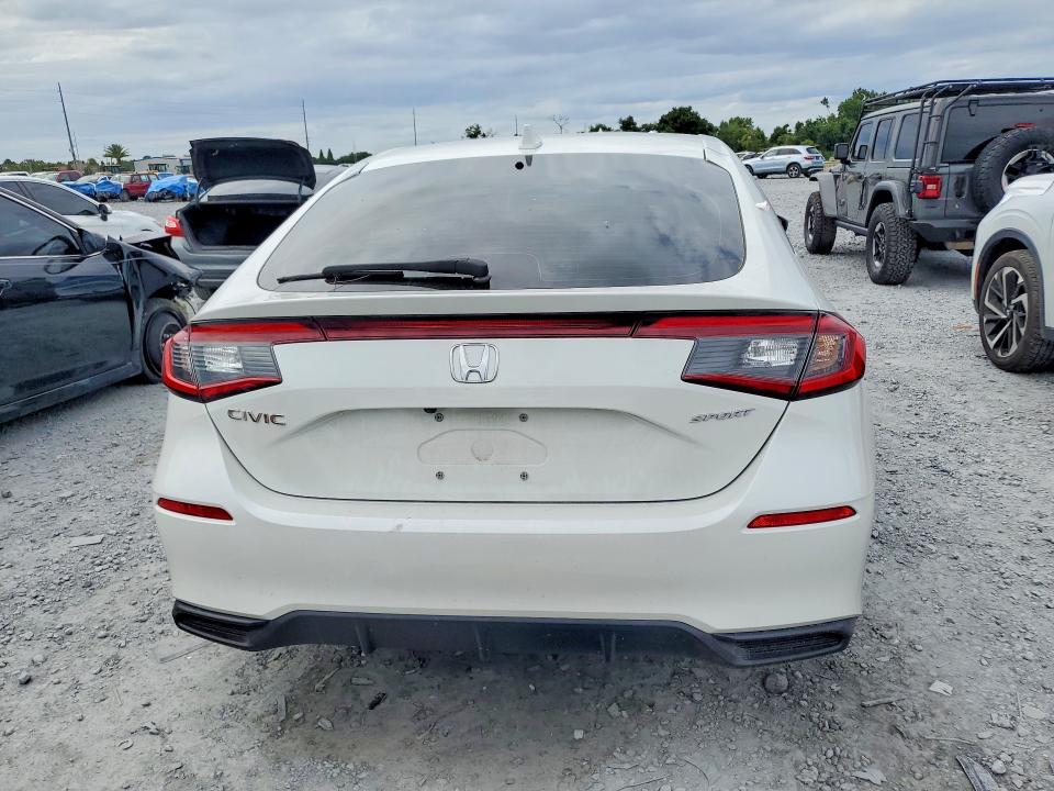 2024 Honda Civic VIN 19XFL2H86RE035007 COPART salvage auction — FRONT END, Fl - Cert Of Title Slvg Rebuildable, sold $7,000 on 2026-07-31 (photo 6)