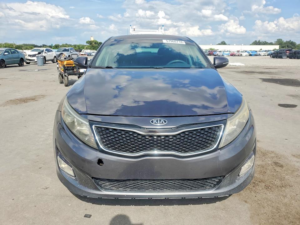 2015 Kia Optima VIN 5XXGM4A78FG438598 COPART salvage auction — FRONT END, Fl - Cert Of Title-Rebuilt, sold $1,300 on 2026-07-08 (photo 5)