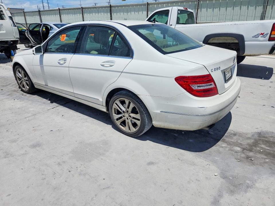 2013 Mercedes-benz C-klasse VIN WDDGF4HB4DA783145 COPART salvage auction — FRONT END, Tx - Certificate Of Title, sold $575 on 2026-07-18 (photo 2)