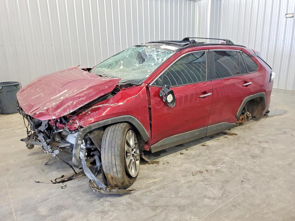 2019 Toyota Rav4 VIN JTMY1RFV4KD515618 COPART salvage auction — ROLLOVER, Sc - Cert Of Title-Dlr Only >25%, sold $150 on 2026-07-28 (photo 1)