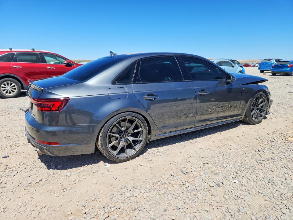 2018 Audi Rs4 VIN WAUB4AF40JA161843 COPART salvage auction — FRONT END, Ut - Salvage Certificate, sold $7,600 on 2026-07-31 (photo 3)