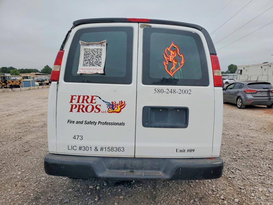 2009 Chevrolet Express 1500 VIN 1GCFG15X991134367 COPART salvage auction — MECHANICAL, Ok - Certificate Of Title, sold $1,950 on 2026-07-09 (photo 6)