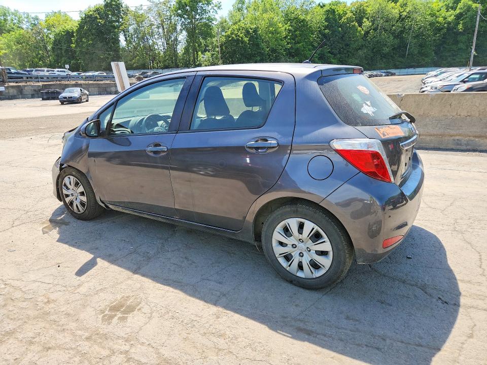 2014 Toyota Yaris VIN JTDKTUD36ED587395 COPART salvage auction — FRONT END, Ny - Mv-907A Salvage Certificate, sold $750 on 2026-07-14 (photo 2)