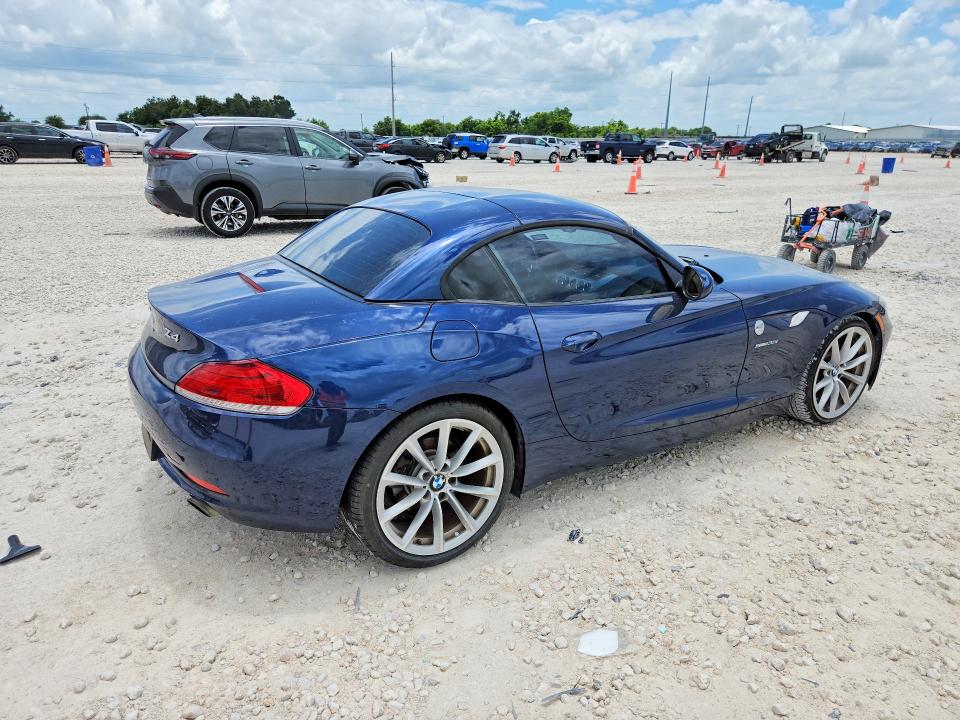 2011 BMW Z4 VIN WBALM7C50BE383930 COPART salvage auction — MECHANICAL, TX - CERTIFICATE OF TITLE, sold $2,600 on 2026-07-02 (photo 3)