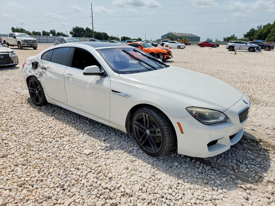 2013 BMW 6er VIN WBA6A0C58DDF14286 COPART salvage auction — SIDE, Tx - Salvage Vehicle Title, sold $3,250 on 2026-07-02 (photo 4)
