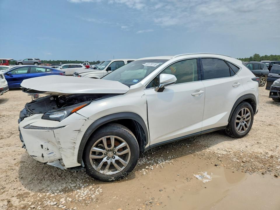2015 Lexus Nx 200t VIN JTJYARBZ4F2015966 COPART salvage auction — FRONT END, Tx - Salvage Vehicle Title, sold $4,850 on 2026-07-28 (photo 1)