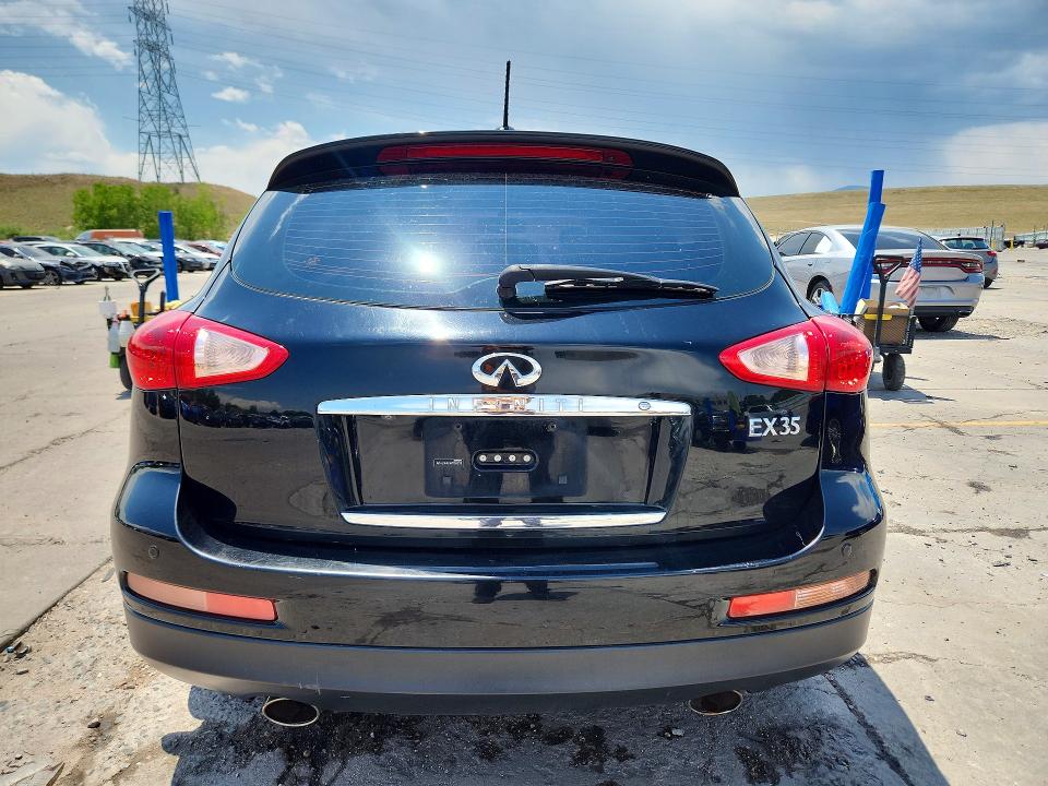 2010 Infiniti Ex35 VIN JN1AJ0HR6AM753226 COPART salvage auction — HAIL, Co - Public - Salvage Title, sold $550 on 2026-07-27 (photo 6)