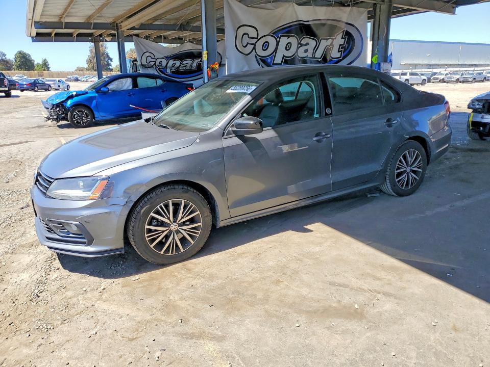 2018 Volkswagen Jetta VIN 3VWDB7AJ9JM238324 COPART salvage auction — REAR END, Ca - Salvage Certificate, sold $3,500 on 2026-07-02 (photo 1)