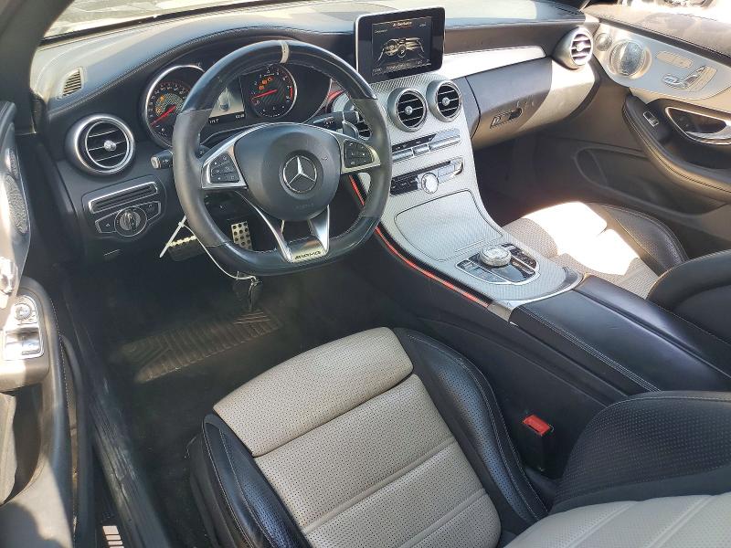 2018 Mercedes-benz C-klasse amg VIN WDDWJ8HB1JF646387 COPART salvage auction — SIDE, Nv - Salvage Title, sold $21,000 on 2026-08-05 (photo 8)