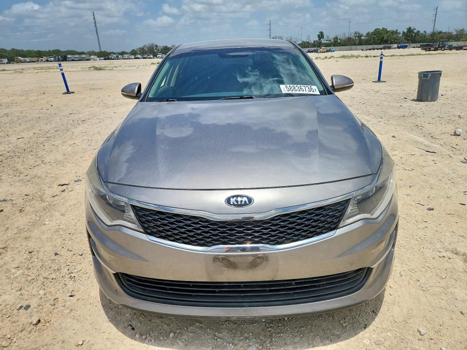 2016 Kia Optima VIN 5XXGT4L36GG032477 COPART salvage auction — MECHANICAL, Tx - Certificate Of Title, sold $625 on 2026-07-02 (photo 5)