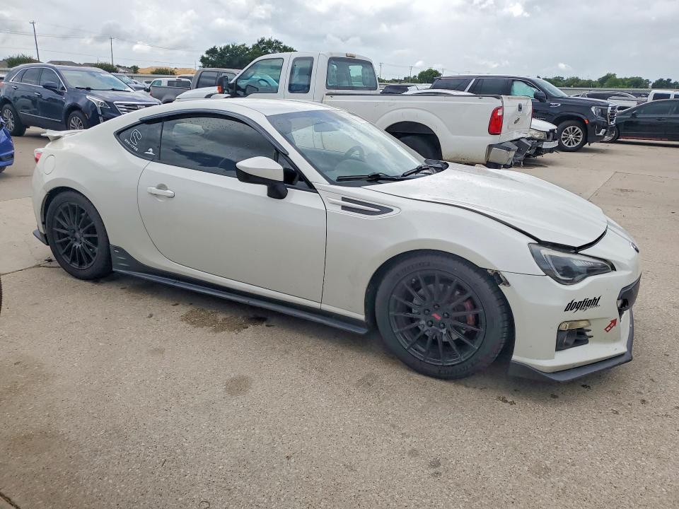 2015 Subaru Brz VIN JF1ZCAC10F9601217 COPART salvage auction — ROOF, Tx - Salvage Vehicle Title, sold $1,150 on 2026-07-30 (photo 4)