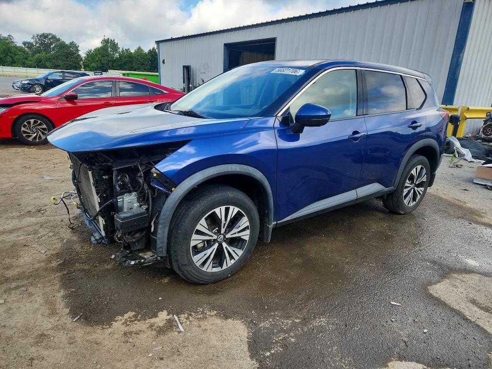 2021 Nissan Rogue VIN 5N1AT3BA2MC760109 COPART salvage auction — FRONT END, La - Cert Of Title-Salvage, sold $4,550 on 2026-07-09 (photo 1)