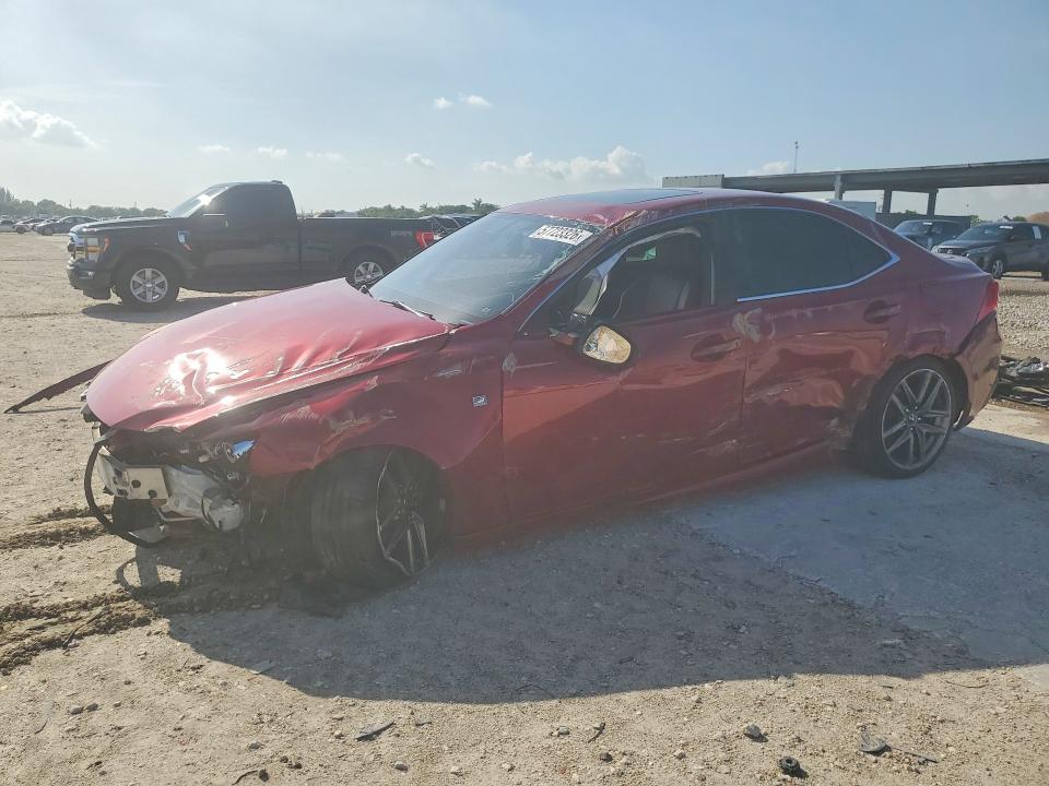 2015 Lexus Is VIN JTHBF1D29F5047403 COPART salvage auction — ROLLOVER, Fl - Cert Of Title Slvg Rebuildable, sold $275 on 2026-07-14 (photo 1)