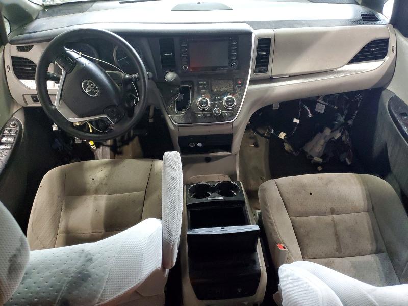2018 Toyota Sienna VIN 5TDKZ3DC1JS960012 COPART salvage auction — FRONT END, Ny - Mv-907A Salvage Certificate, sold $1,800 on 2026-07-29 (photo 8)