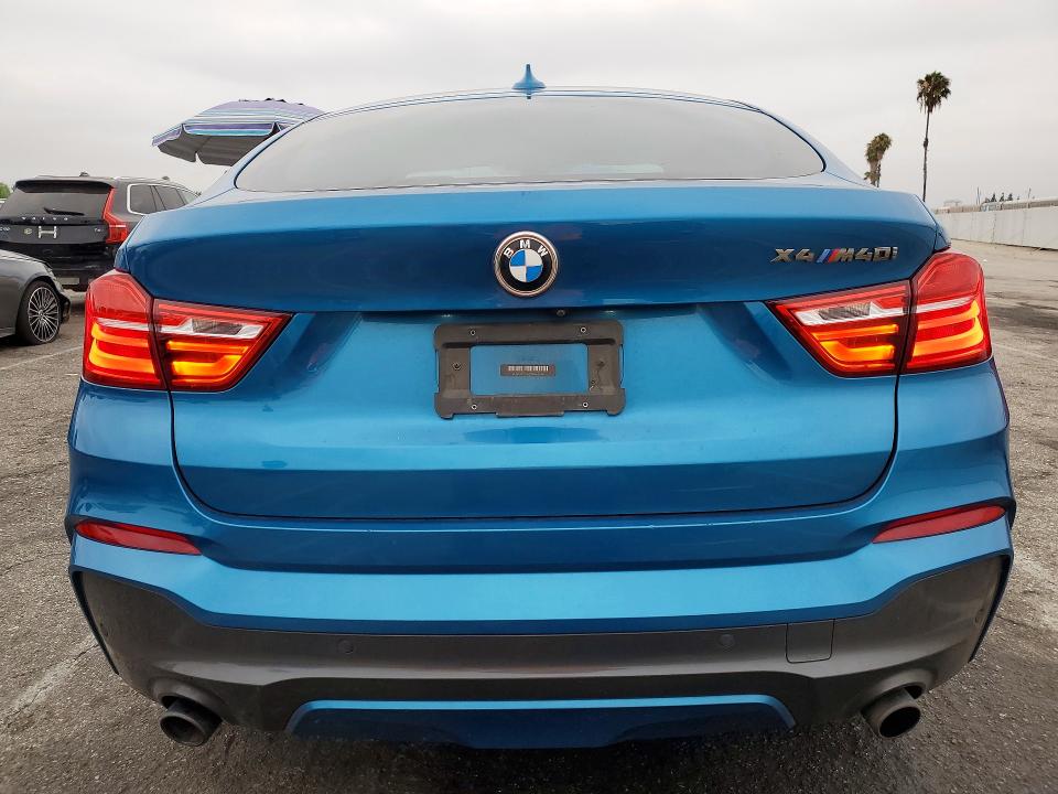 2018 BMW X4 VIN 5UXXW7C56J0W64946 COPART salvage auction — UNDERCARRIAGE, Ca - Salvage Certificate, sold $6,300 on 2026-07-07 (photo 6)