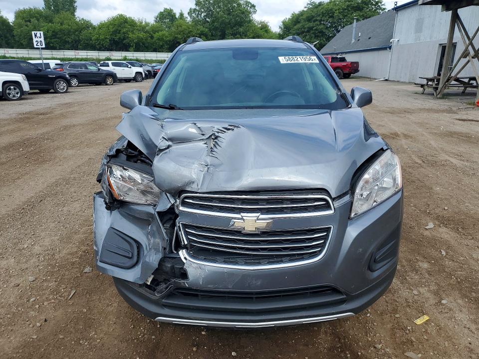 2015 Chevrolet Trax VIN KL7CJRSB8FB175877 COPART salvage auction — FRONT END, Mi - Certificate Of Title, sold $700 on 2026-07-15 (photo 5)
