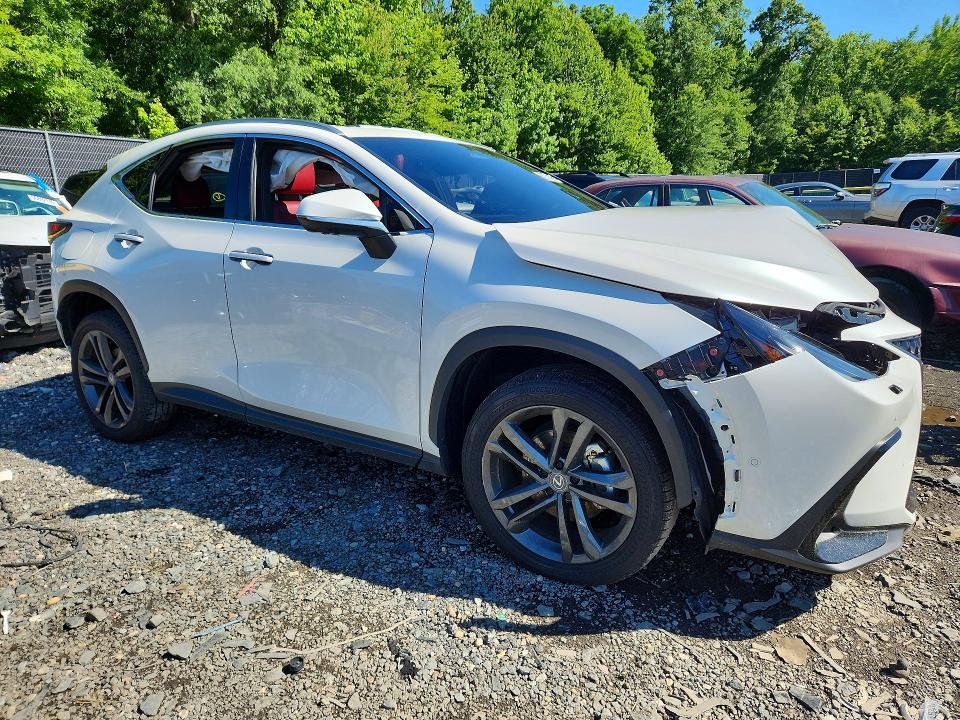 2025 Lexus Nx VIN JTJHKCFZ4S2058279 COPART salvage auction — FRONT END, Md - Cert Of Salvage > 75% Damage, sold $13,700 on 2026-07-31 (photo 4)