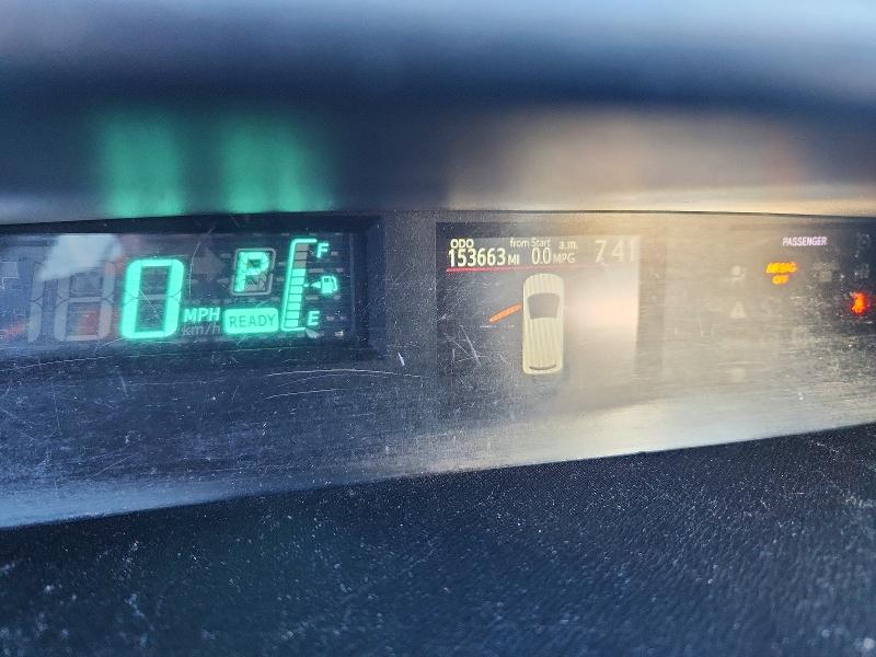 2012 Toyota Prius VIN JTDKDTB35C1525981 COPART salvage auction — REAR END, Il - Salvage Certificate, sold $1,150 on 2026-07-14 (photo 9)