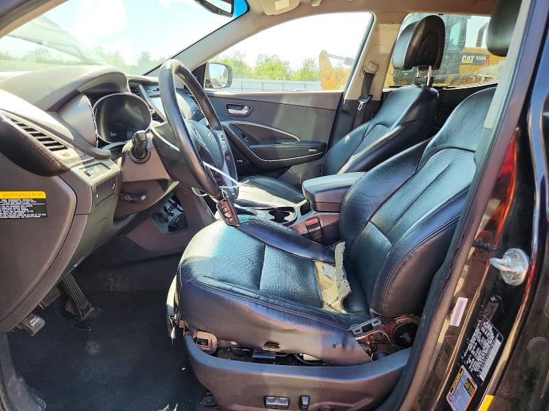2014 Hyundai Santa fe VIN 5XYZU3LA1EG227815 COPART salvage auction — FRONT END, Ca - Dis/Dlr/Exp Only Clean Title, sold $1,150 on 2026-07-07 (photo 7)