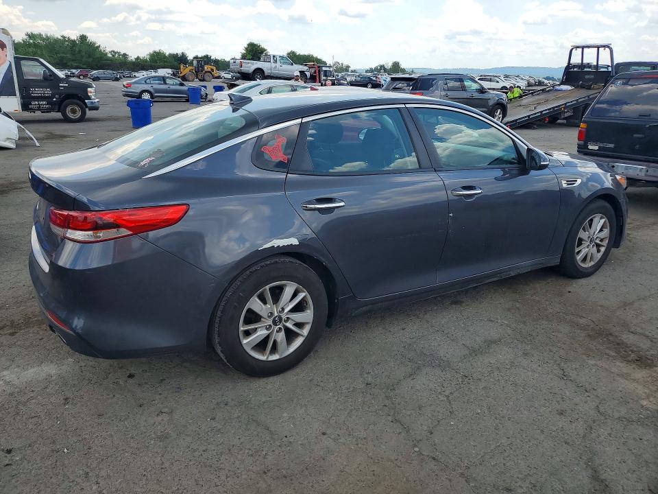 2018 Kia Optima VIN KNAGT4L36J5211711 COPART salvage auction — FRONT END, Pa - Certificate Of Salvage, sold $800 on 2026-07-07 (photo 3)
